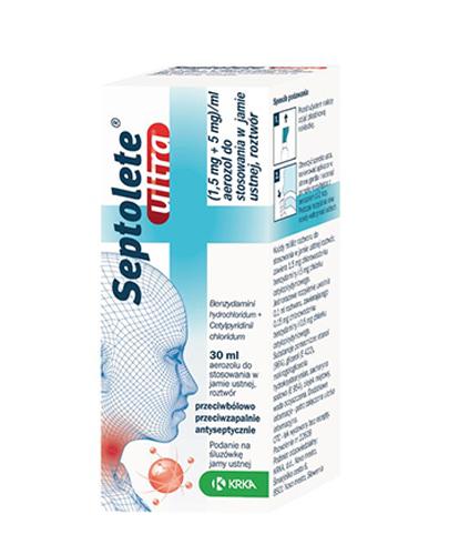 Septolete Ultra aerozol do stosowania w jamie ustnej 30 ml zdjęcie