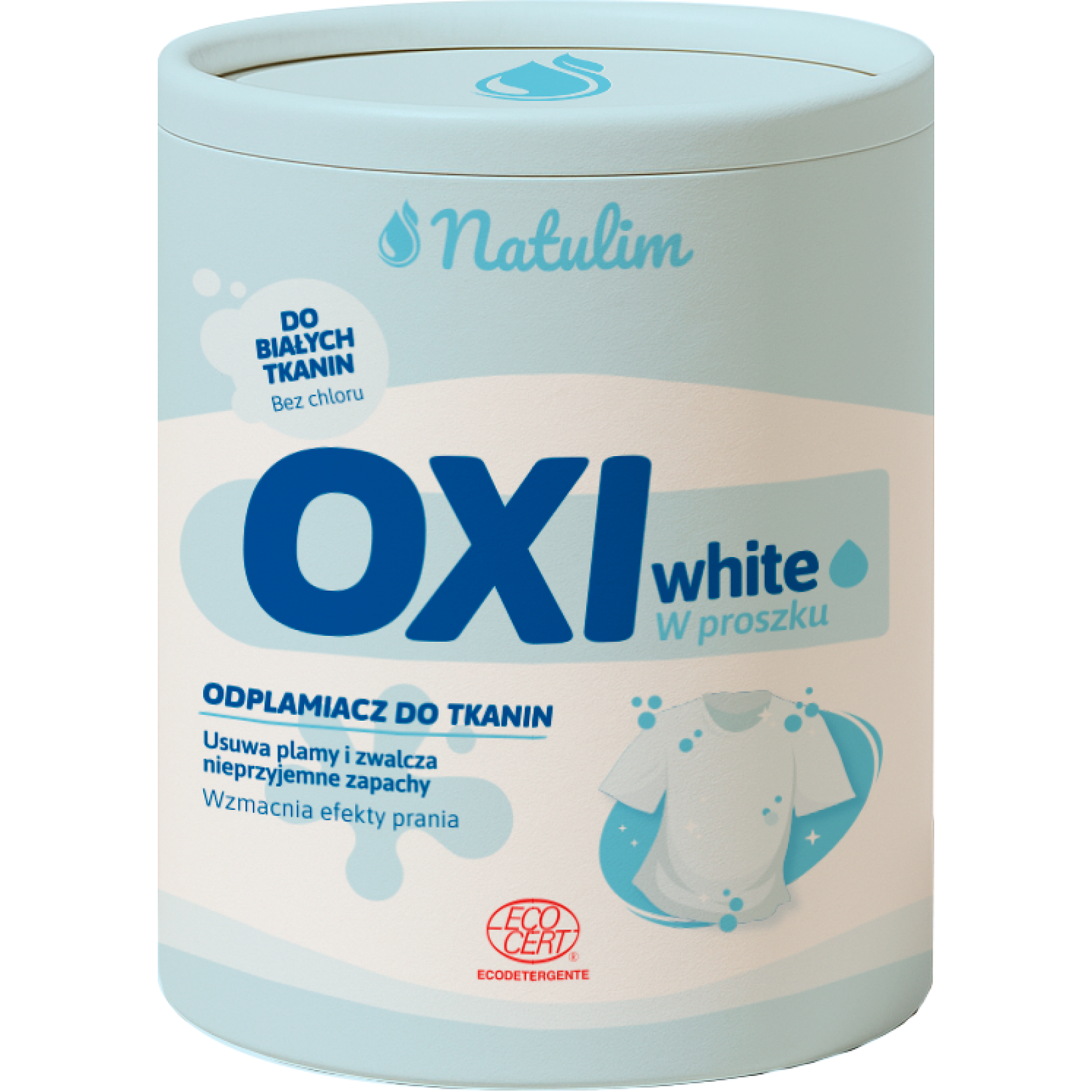 Natulim Oxi White Ekologiczny odplamiacz w proszku do białego, 500 g zdjęcie