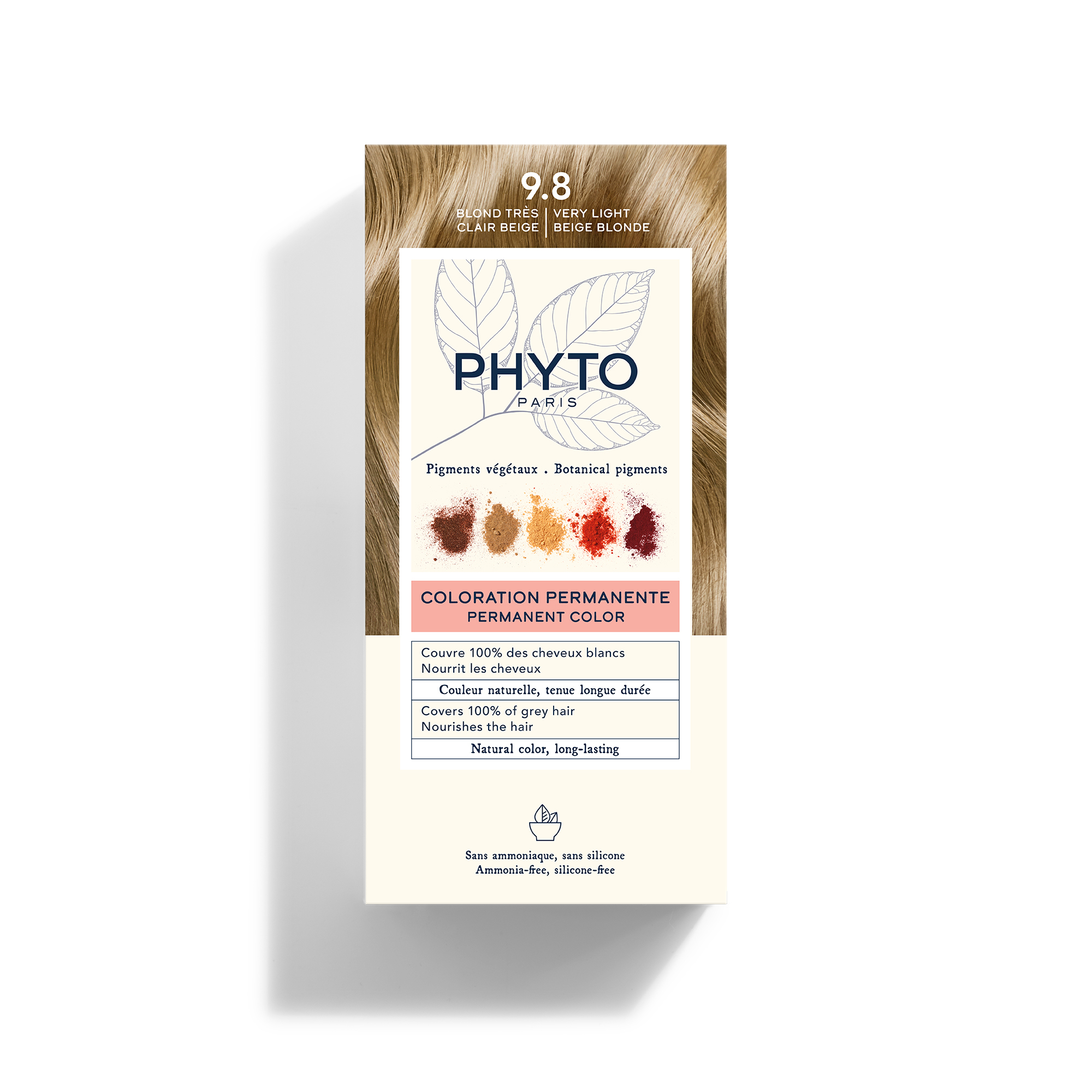 Phyto PhytoColor Farba do włosów 9.8 Very Light Beige Blond, 1 sztuka zdjęcie