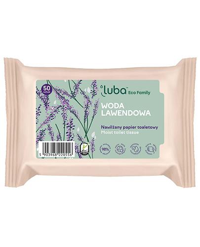 Luba Eco Family Woda Lawendowa Nawilżany Papier toaletowy, 50 szt.- cena, opinie, właściwości zdjęcie