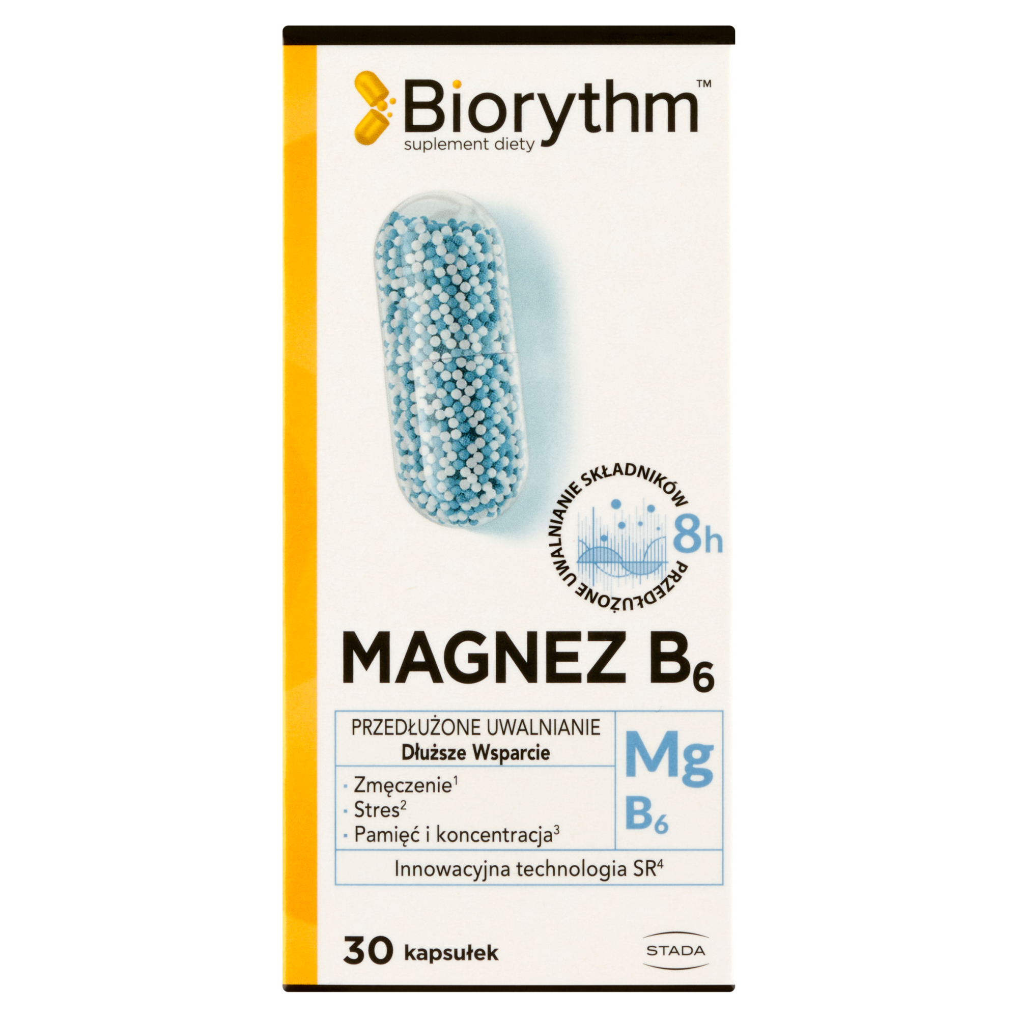 Biorythm Magnez B6, 30 kapsułek zdjęcie