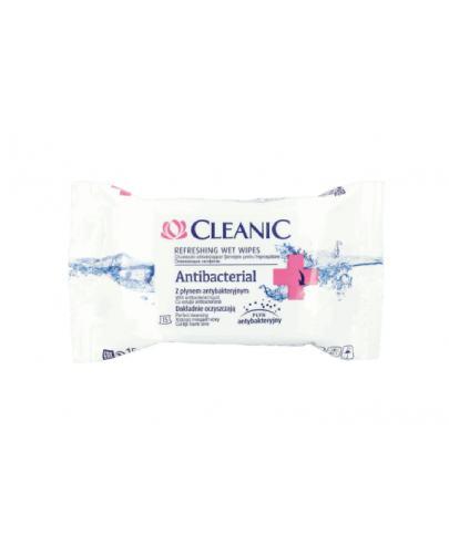 Cleanic Antibacterial chusteczki odświeżające 15 sztuk zdjęcie