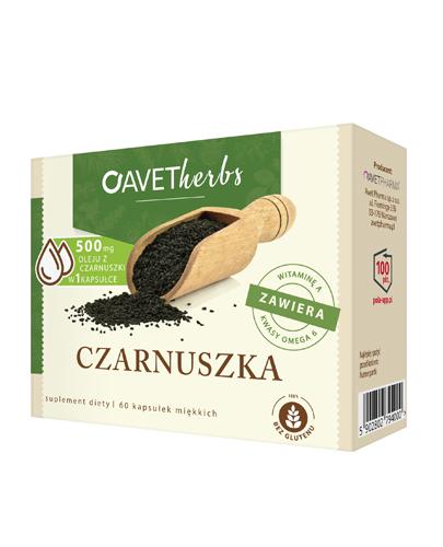 Avet Herbs Czarnuszka 500 mg 60 kapsułek zdjęcie