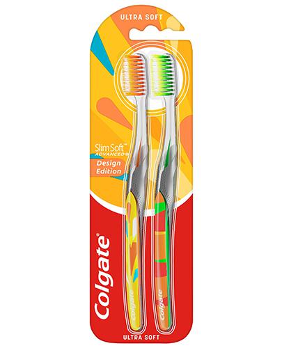 Colgate Slim Soft Advanced Ultra Soft Szczoteczka do zębów, 2 szt., cena, opinie, wskazania zdjęcie