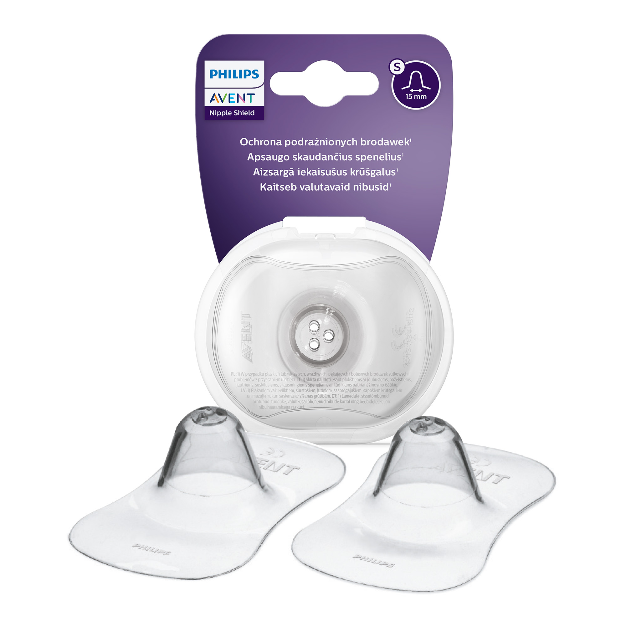 Avent Philips Osłonki na piersi rozmiar S 2 sztuki [SCF153/01] zdjęcie