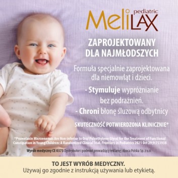Melilax Pediatric mikrowlewka dla dzieci 6 sztuk