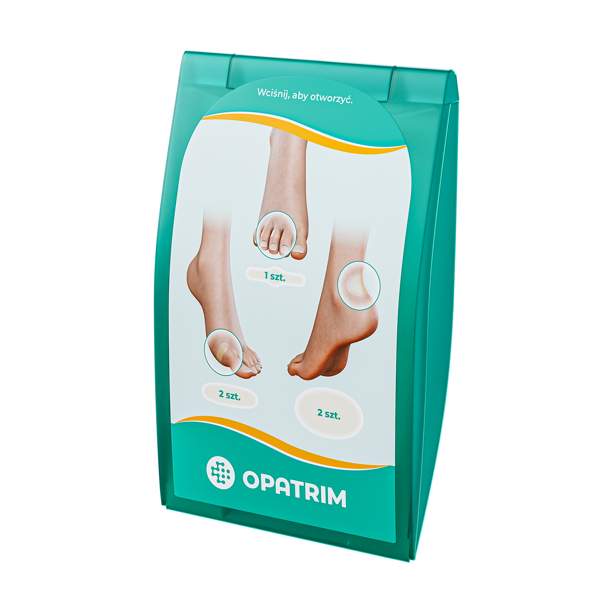 Opatrim Zestaw plastrów hydrokoloidowych na odciski, 5 sztuk
