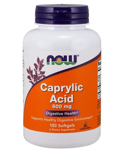 NOW FOODS Caprylic Acid 600 mg  - 100 kaps. zdjęcie