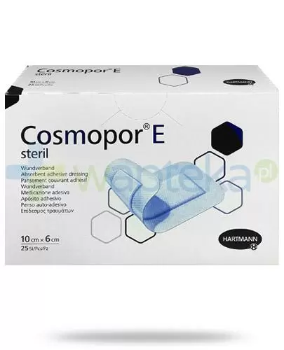 Hartmann Cosmopor E opatrunek jałowy na ranę 10cm x 6cm 25 sztuk zdjęcie
