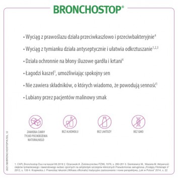 Bronchostop Duo syrop na kaszel suchy - 120 ml  - cena, opinie, dawkowanie