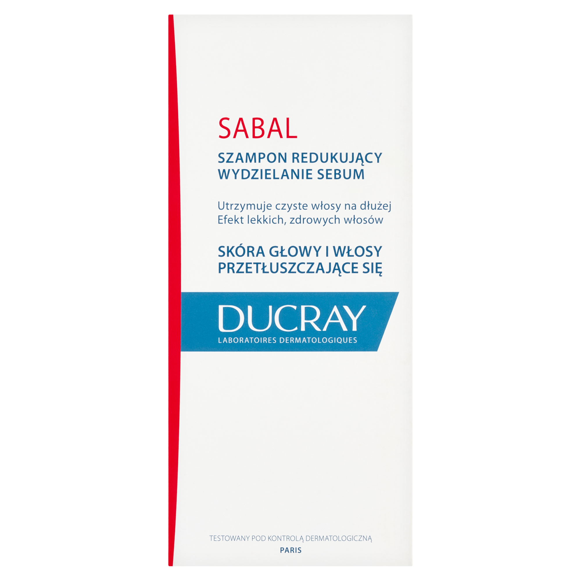Ducray Sabal Szampon dermatologiczny do włosów tłustych, 200 ml zdjęcie