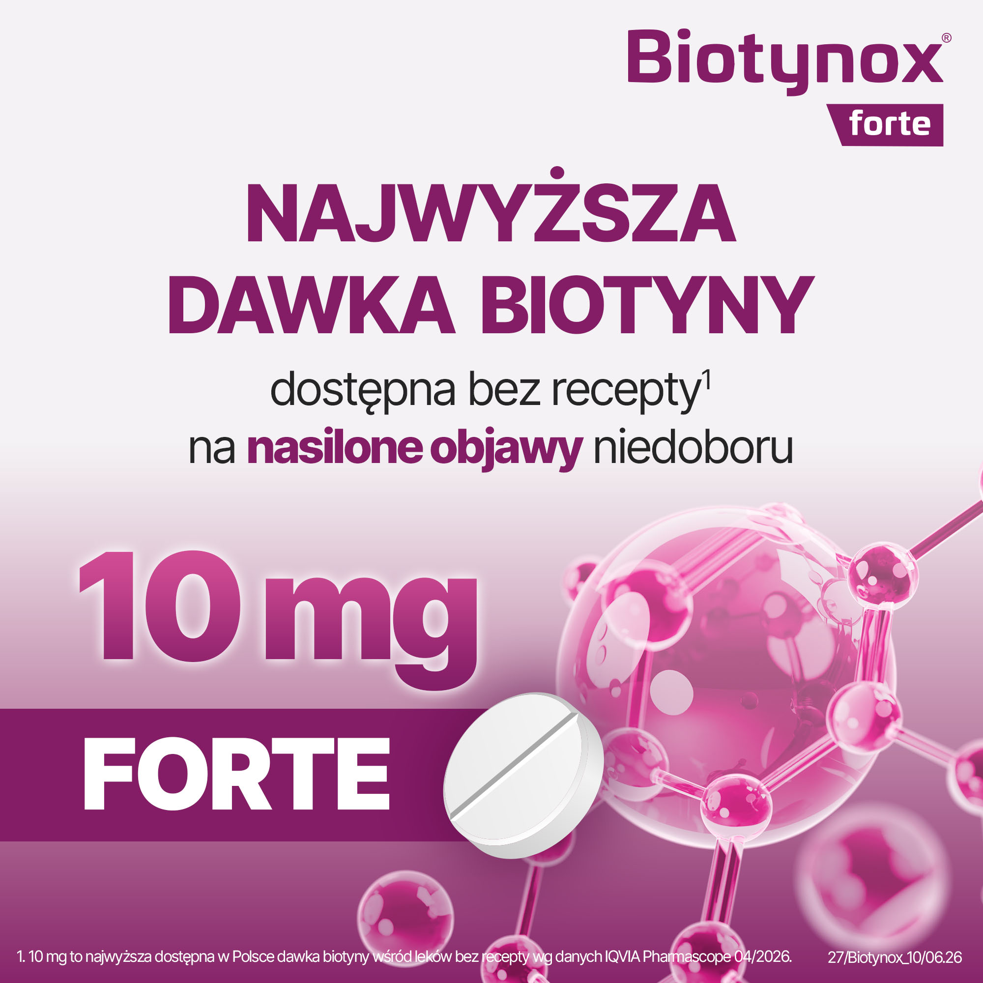 Biotynox Forte 10mg 30 tabletek