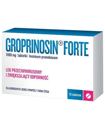 Groprinosin Forte - 10 tabl. - cena, opinie, właściowści zdjęcie