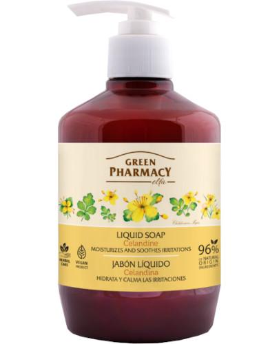 Green Pharmacy Mydło w płynie jaskółcze ziele, 460 ml zdjęcie