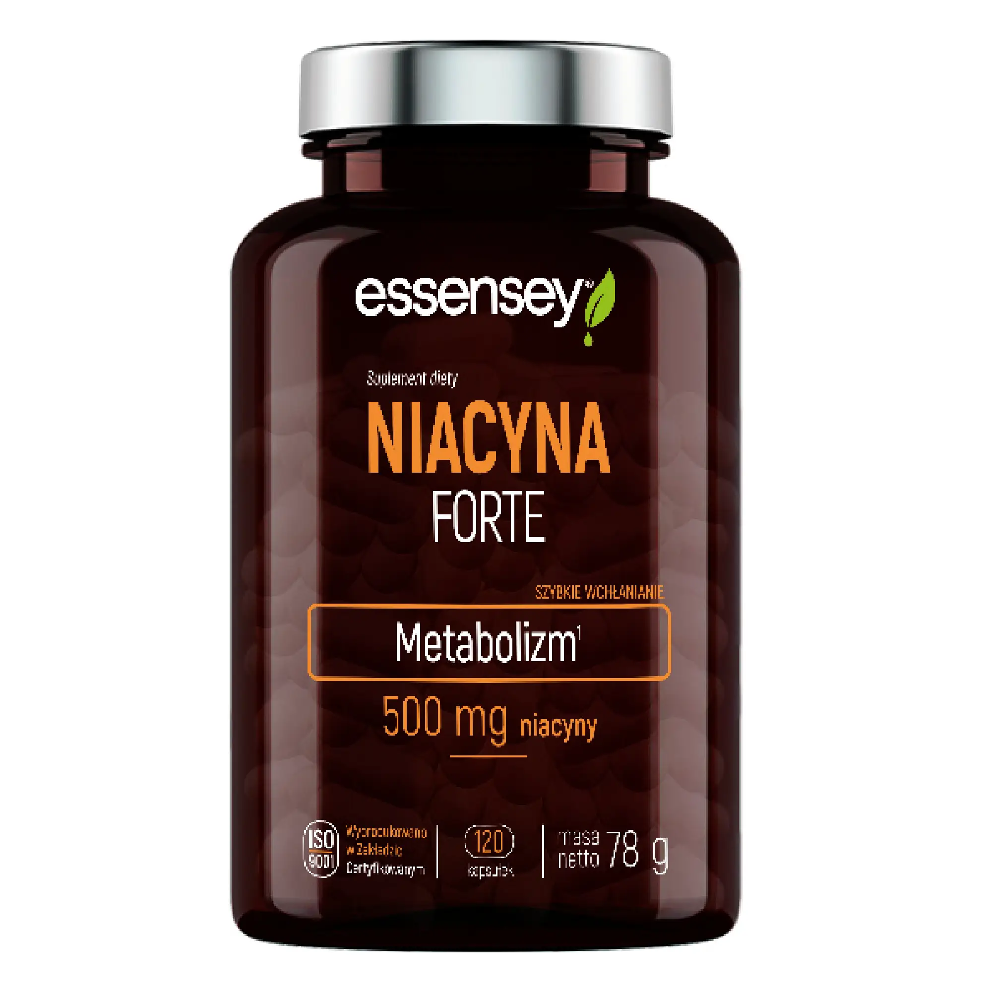 Essensey, Niacyna Forte, kapsułki, 120 sztuk zdjęcie
