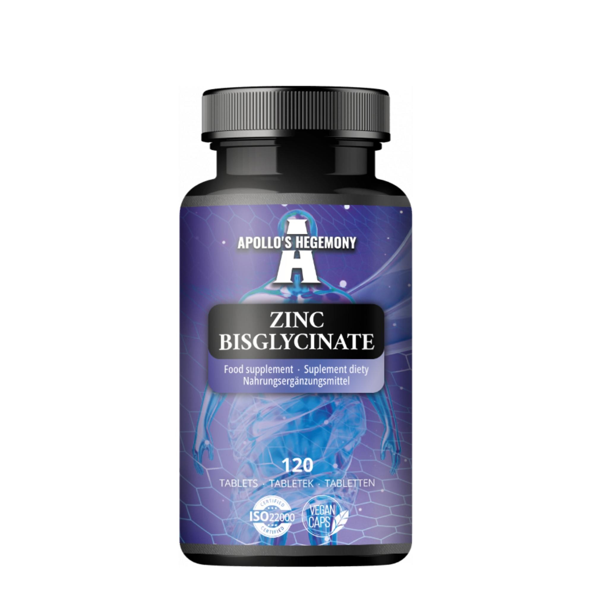 Apollo's Hegemony, Zinc Bisglycinate, tabletki, 120 sztuk zdjęcie