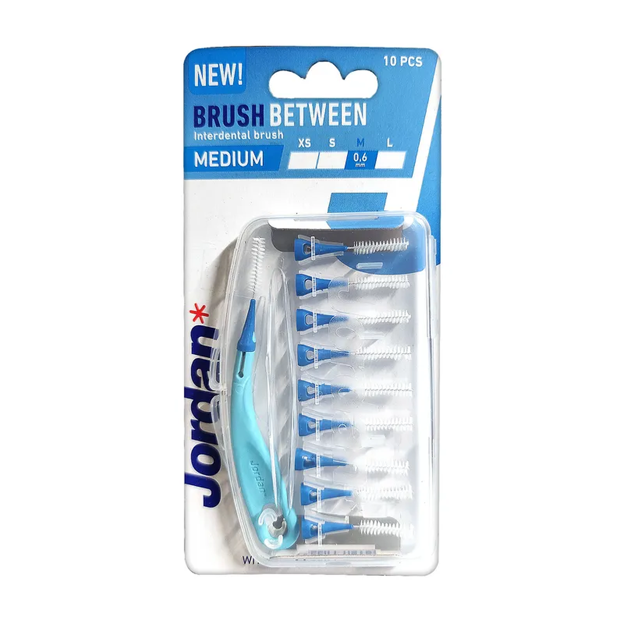 Jordan Brush Between M szczoteczka międzyzębowa, 10 sztuk zdjęcie