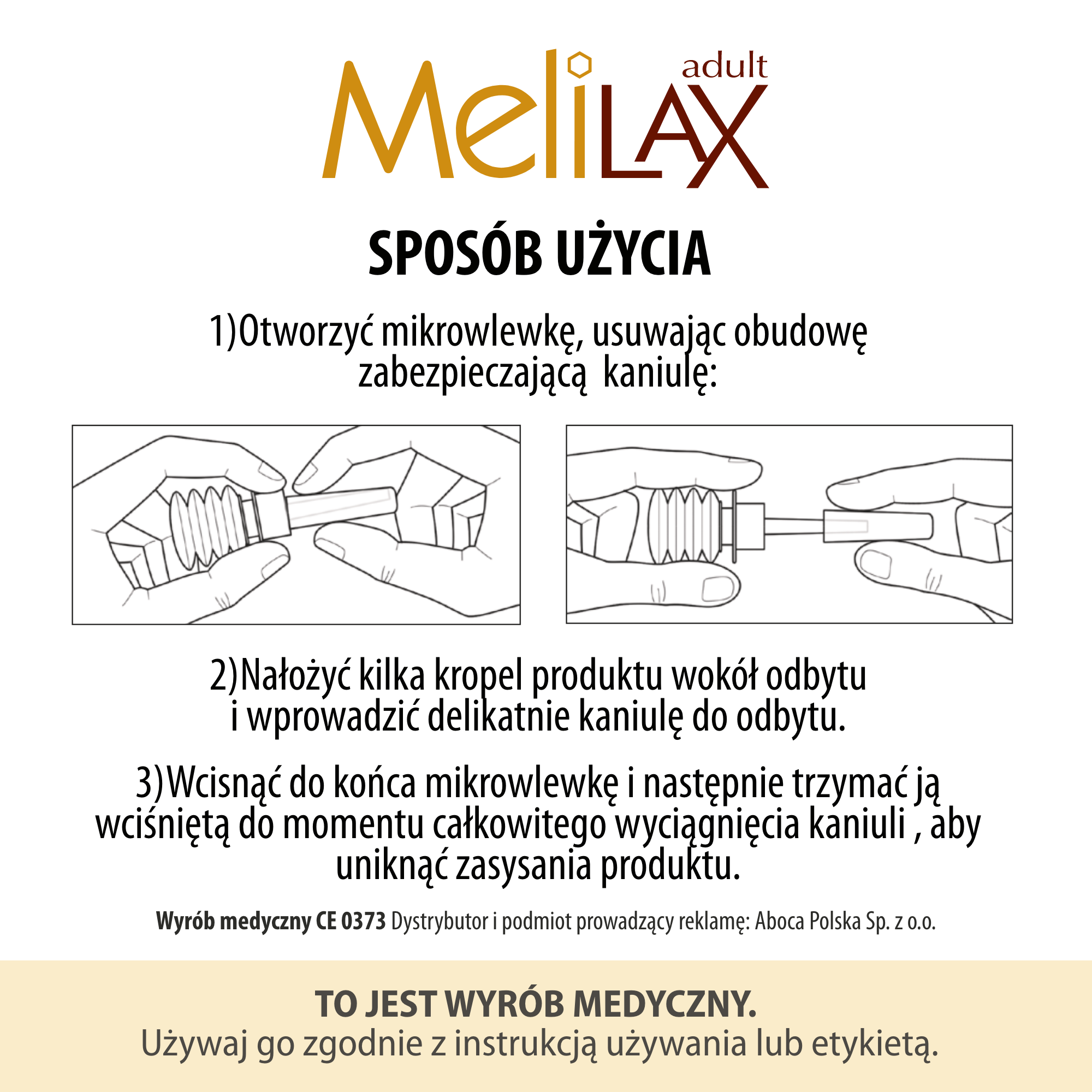 Melilax Adult mikrowlewka dla dorosłych 6 sztuk