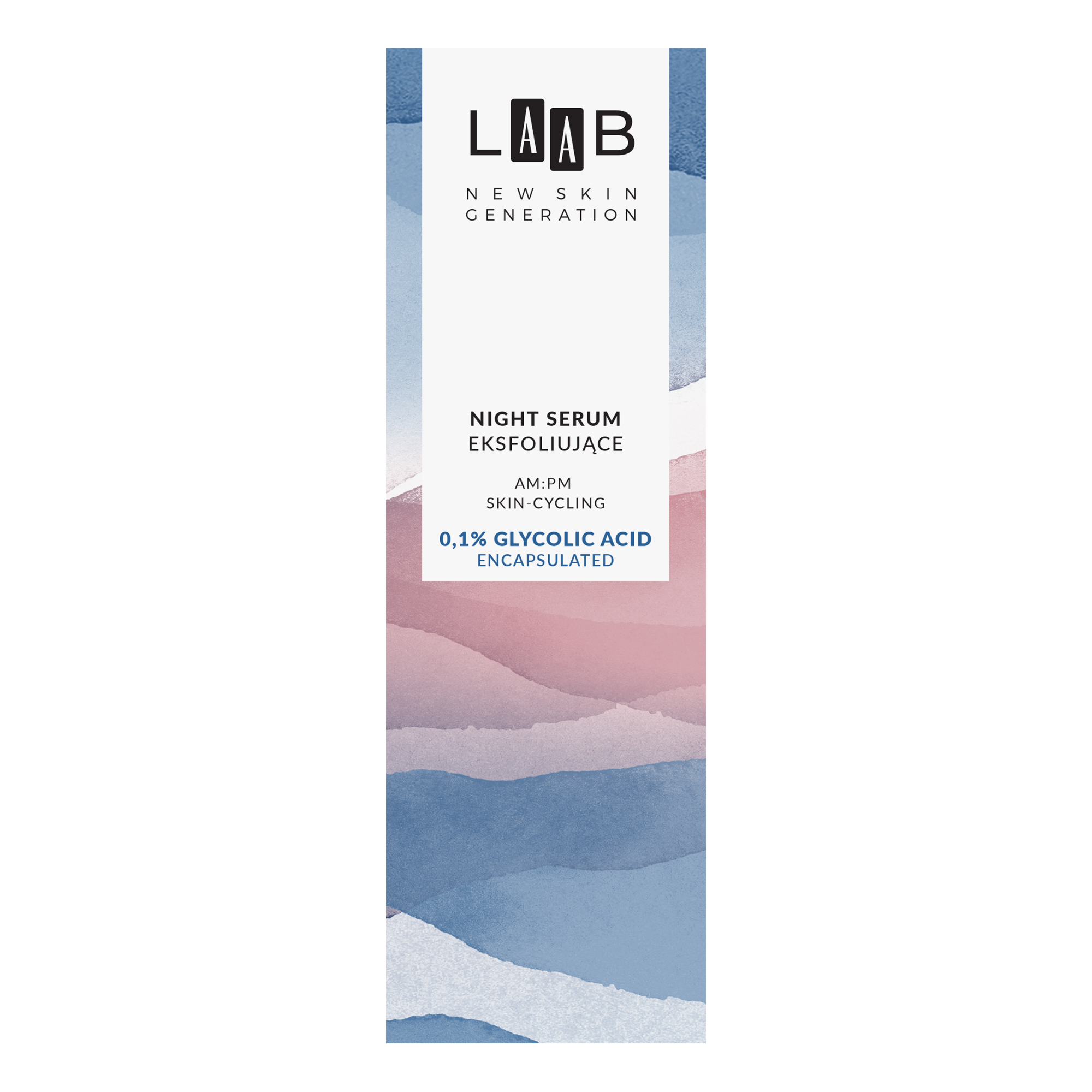 AA Laab AM:PM Skincycling Night serum eksfoliujące 0,1% glycolic acid encapsulated, 30 ml zdjęcie