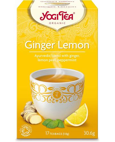 Yogi Tea Organic GINGER LEMON Imbirowo-cytrynowa BIO - 17 sasz. - cena, opinie, właściwości zdjęcie