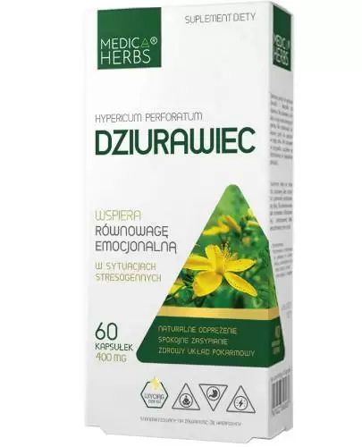 Medica Herbs Dziurawiec 60 kapsułek zdjęcie