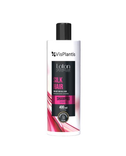 Vis Plantis Loton Silk Hair szampon do włosów suchych i matowych z jedwabiem 400 ml zdjęcie
