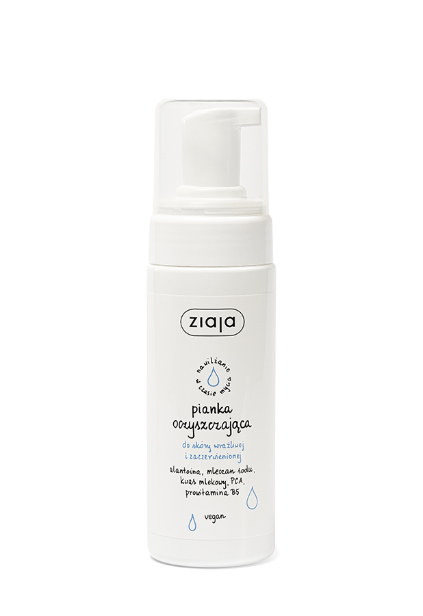 Ziaja Pianka oczyszczająca do skóry wrażliwej i zaczerwienionej - 150 ml - cena, opinie, właściwości zdjęcie