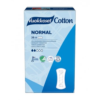 Vuokkoset Cotton wkładki higieniczne 26 sztuk