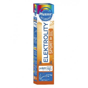 Plusssz Elektrolity Sport, tabletki musujące, 24 sztuki
