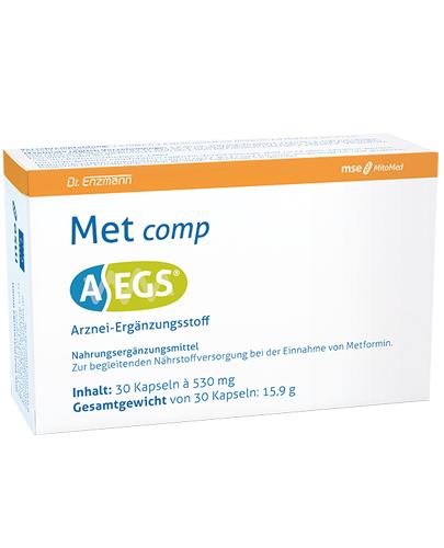 Aegs Met comp - 30 kaps. - cena, opinie, dawkowanie zdjęcie