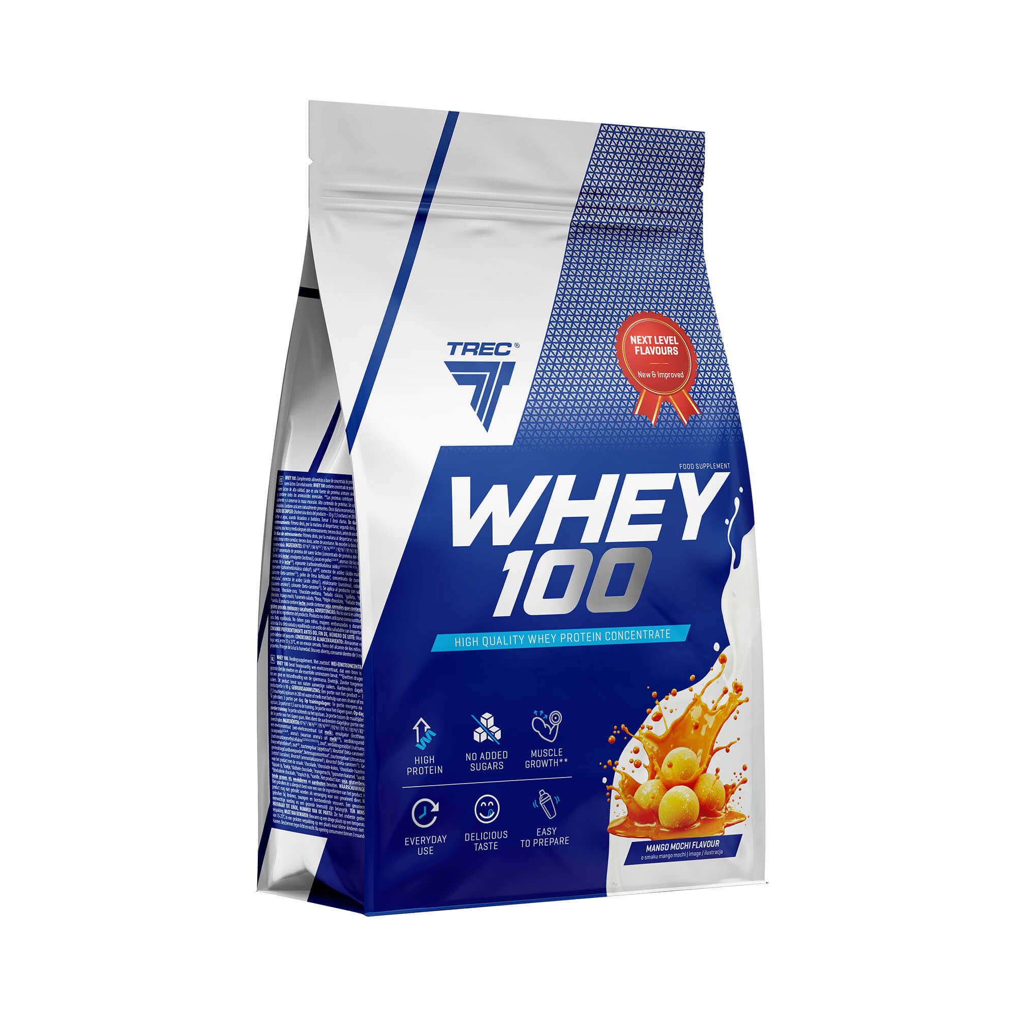 Trec Whey 100 Mango Mochi, proszek, 700 g zdjęcie