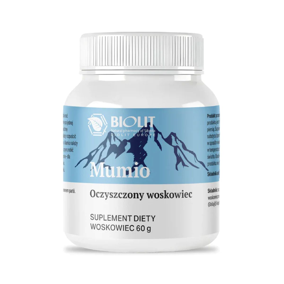 Mumio Ałtajskie, oczyszczony woskowiec, 60 g zdjęcie
