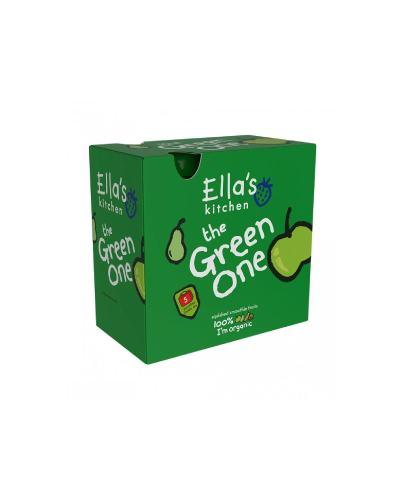 Ella's Kitchen BIO GREEN ONE Kiwi z jabłkiem i bananem po 6. miesiącu życia (5x90 g) zdjęcie