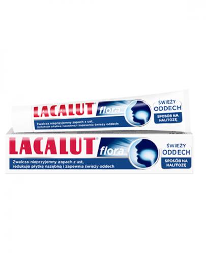 LACALUT FLORA - pasta do zębów na halitozę - 75 ml - cena, opinie, stosowanie zdjęcie