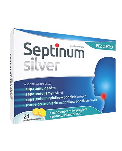 Septinum silver pastylki do ssania 24 sztuki zdjęcie