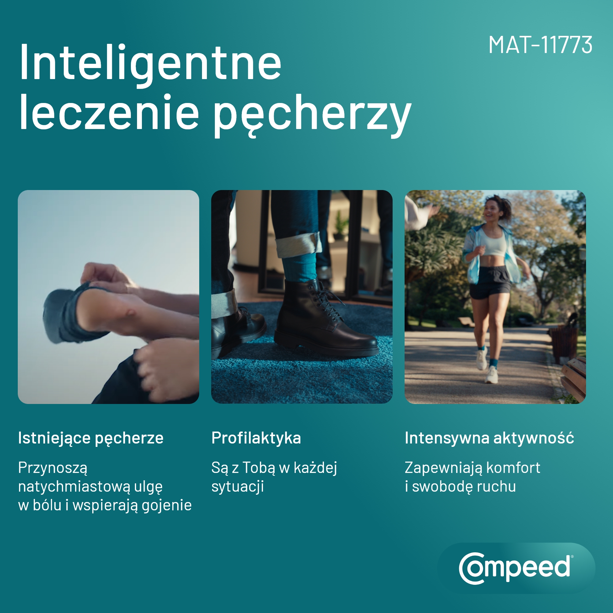 Compeed Plastry na pęcherze wąskie, 6 sztuk