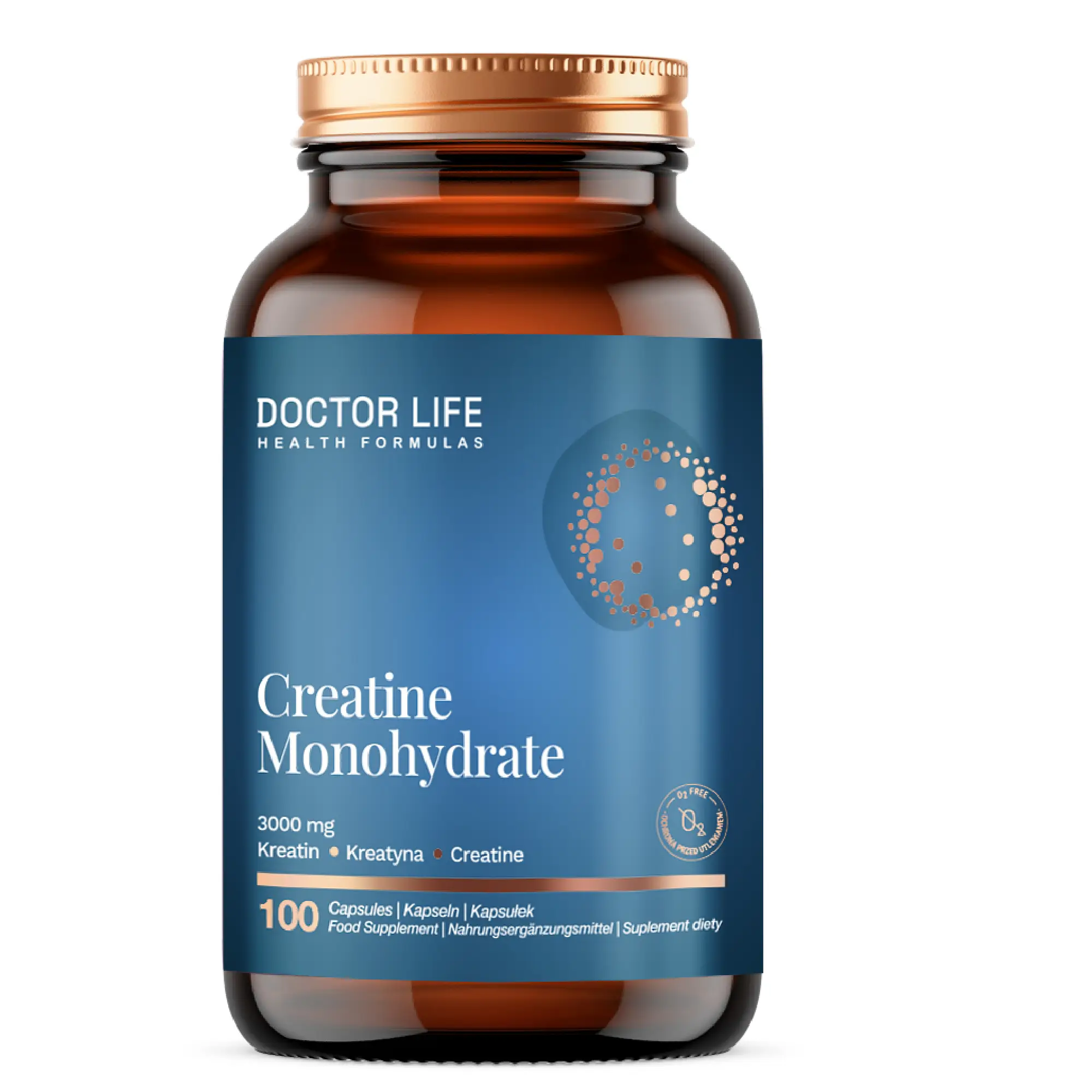 Doctor Life Creatine Monohydrate 3000 mg, 100 kapsułek zdjęcie