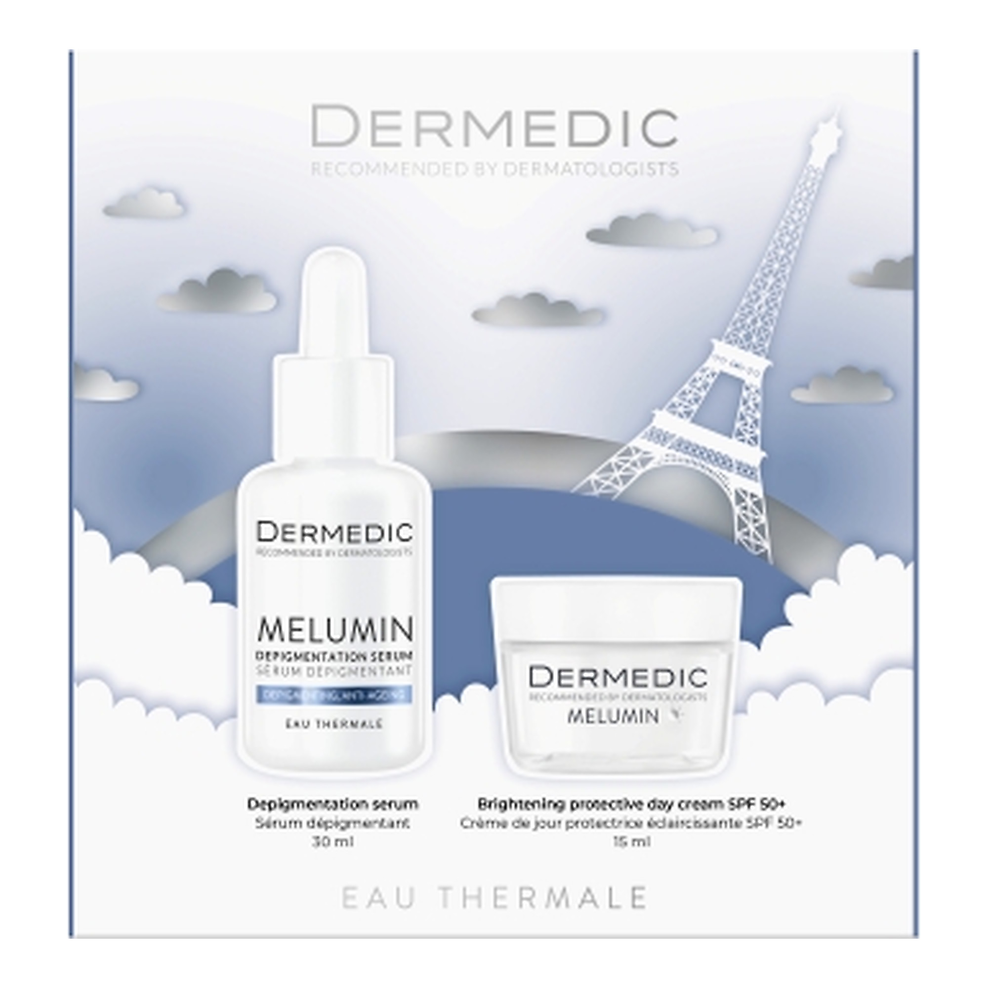 Dermedic Melumin Zestaw Serum depigmentacyjne, 30 ml + Krem rozjaśniający, 15 ml zdjęcie