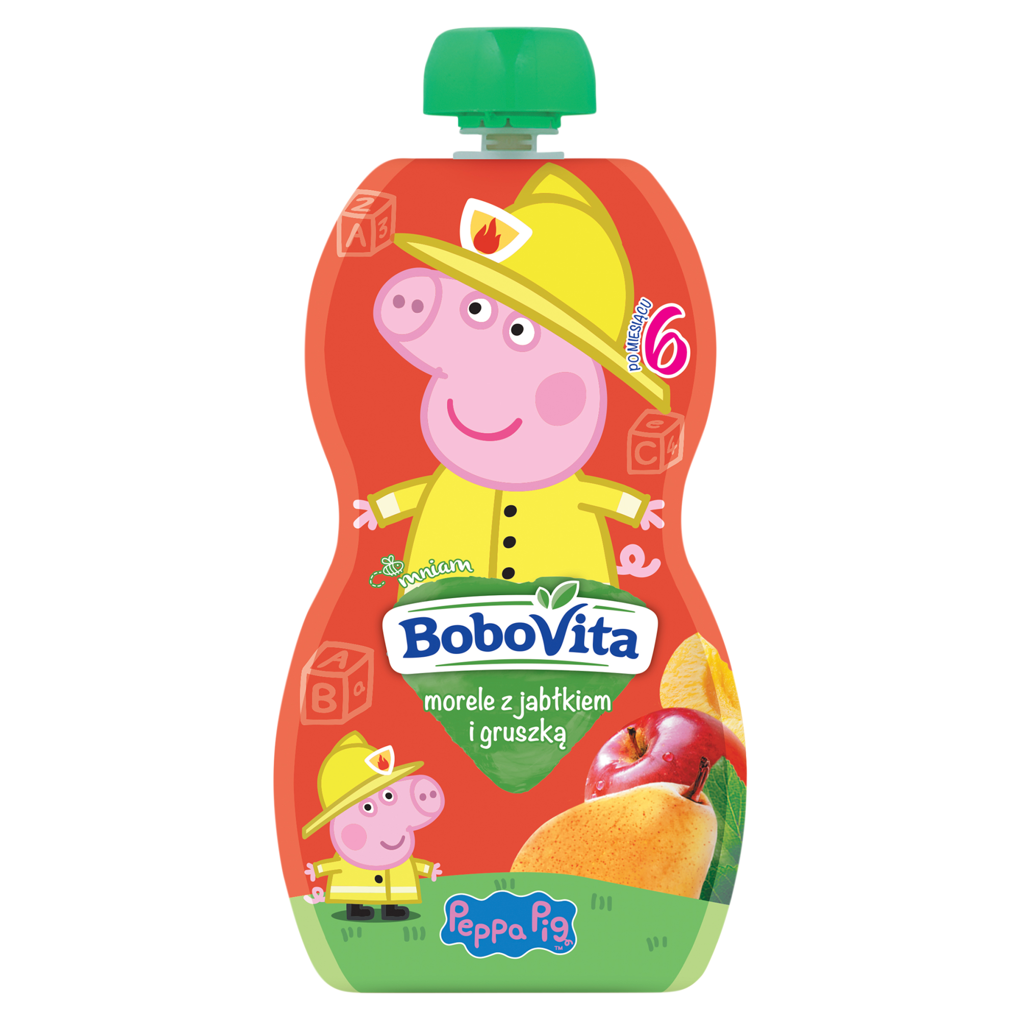 BoboVita morela z jabłkiem i gruszką Peppa Pig 100g zdjęcie