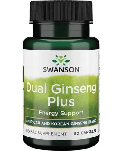 SWANSON Dual Ginseng Plus - 60  kaps. zdjęcie