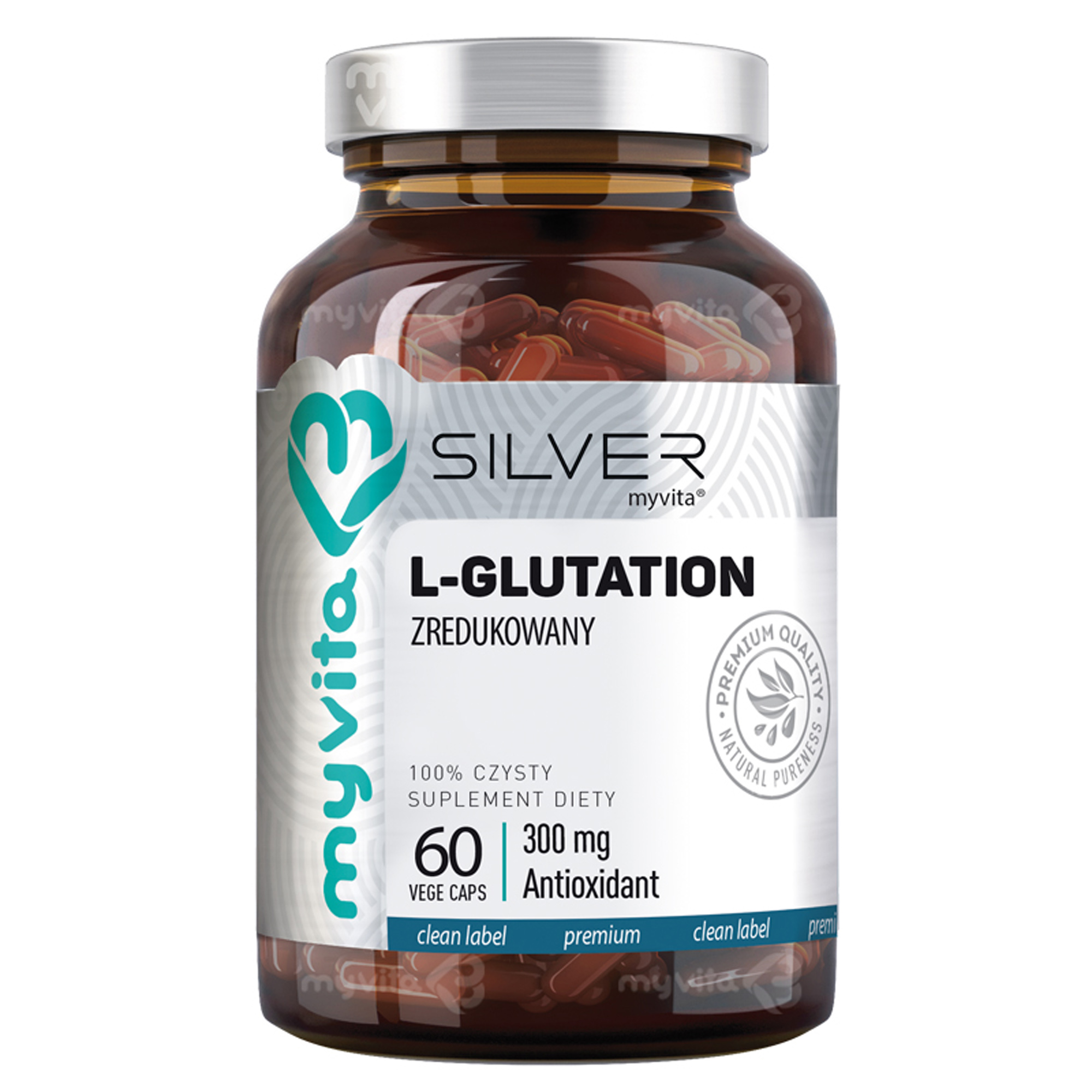 MyVita Silver L-Glutation zredukowany, 60 kapsułek zdjęcie