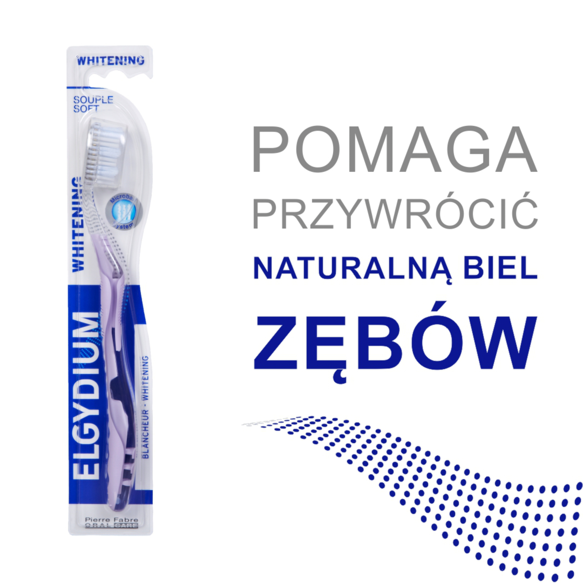 ELGYDIUM Whitening wybielająca szczoteczka do zębów miękka 1 sztuka