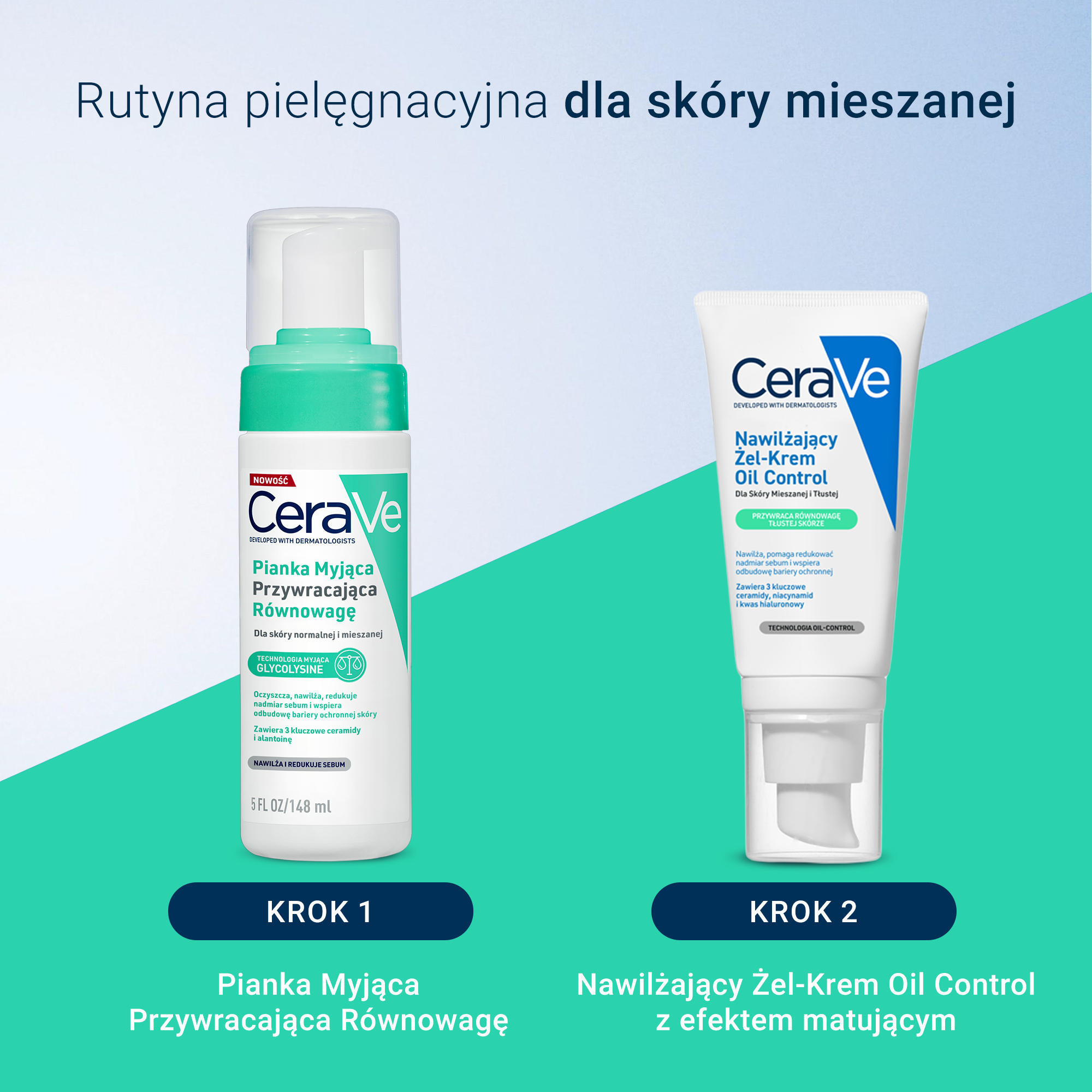 CeraVe, Pianka myjąca przywracająca równowagę, 148 ml