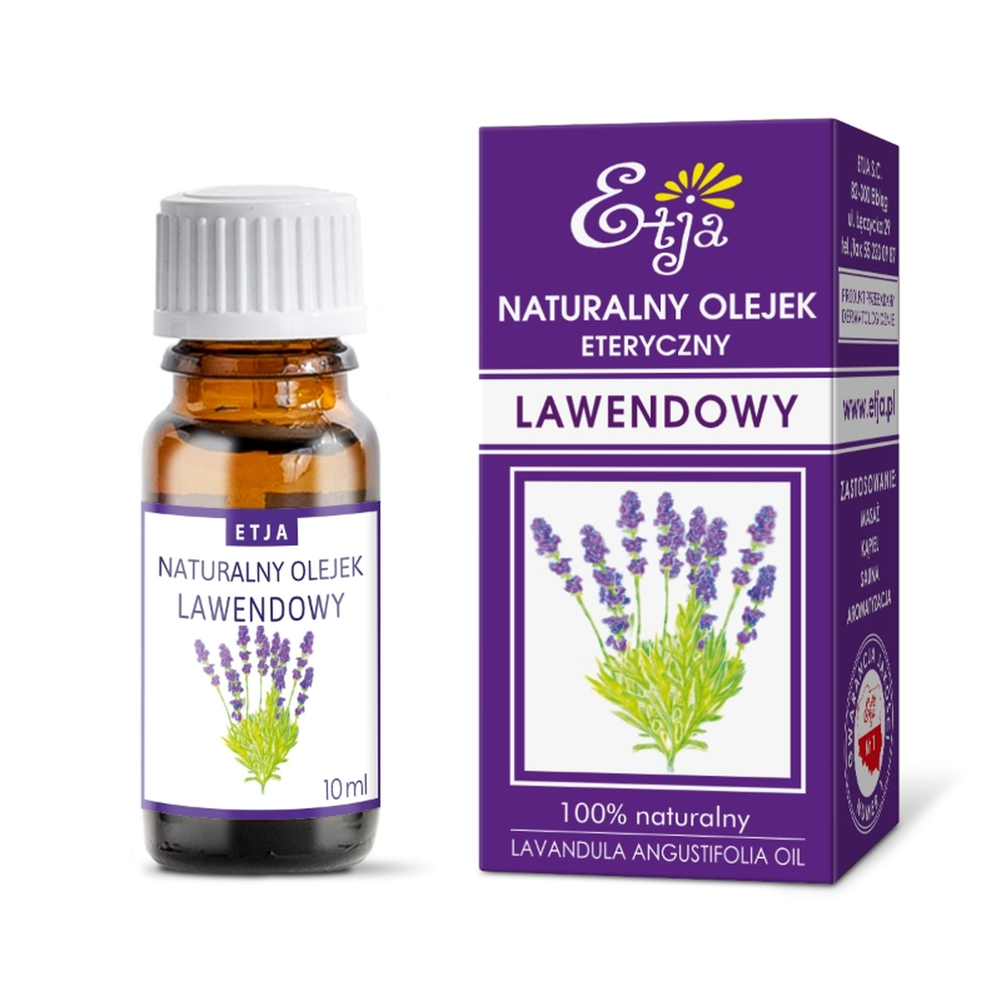 Etja naturalny olejek eteryczny lawendowy 10 ml zdjęcie