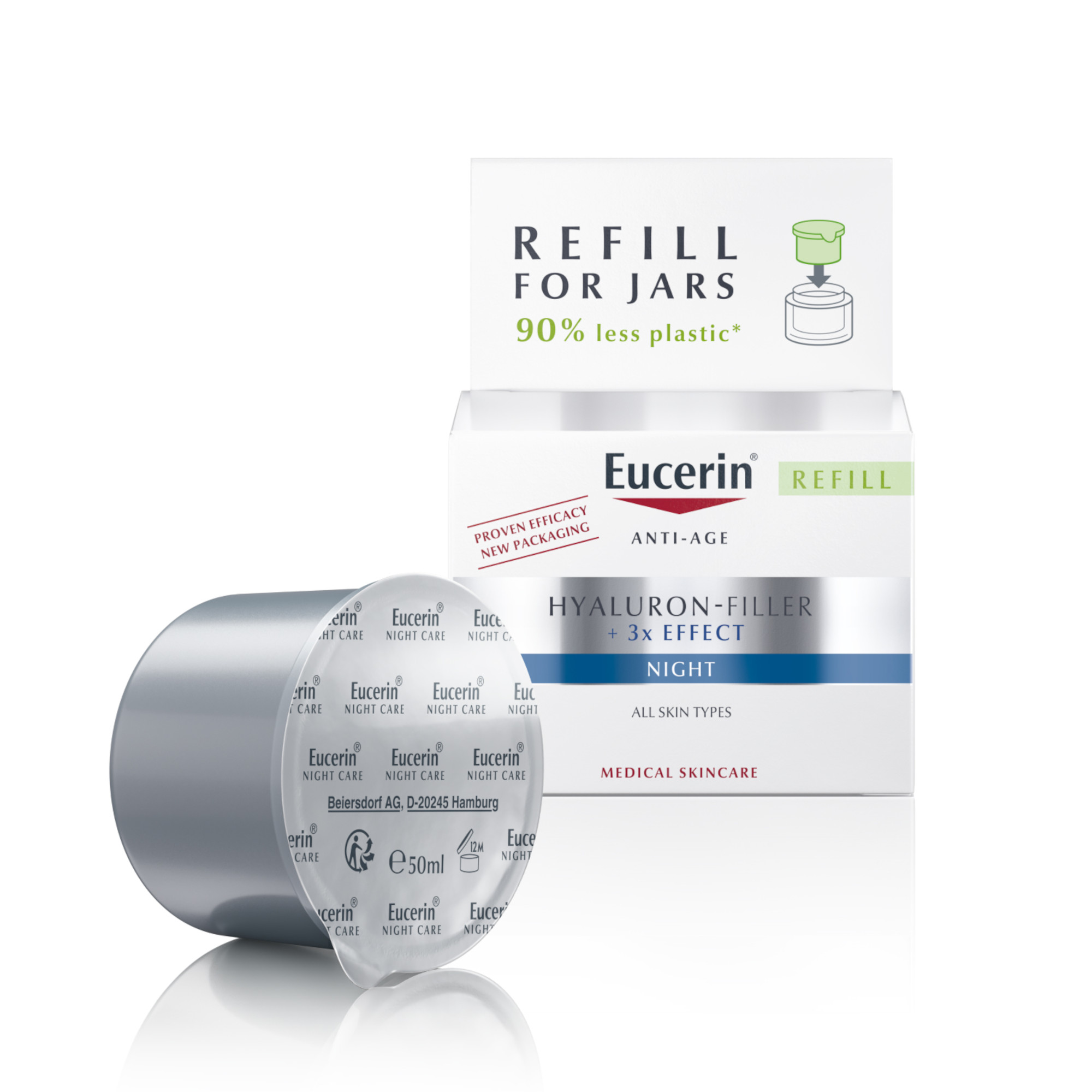 Eucerin Hyaluron-filler krem na noc refill, 50 ml zdjęcie