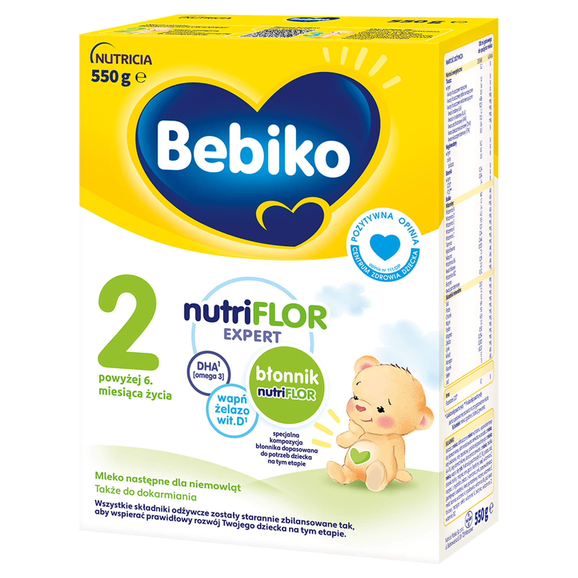 Bebiko 2 Nutriflor Expert, mleko następne dla niemowląt powyżej 6. miesiąca życia, 600 g zdjęcie
