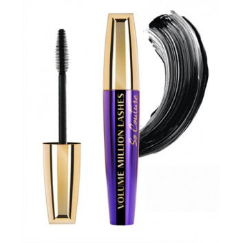 L'Oreal Volume Million Lashes So Couture Noir Black Tusz do rzęs, 9,5 ml, cena, opinie, wskazania