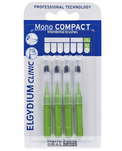 Elgydium Clinic Mono Compact ISO 6 Szczoteczki międzyzębowe 2,2 mm - 4 szt. - cena, opinie, stosowanie zdjęcie