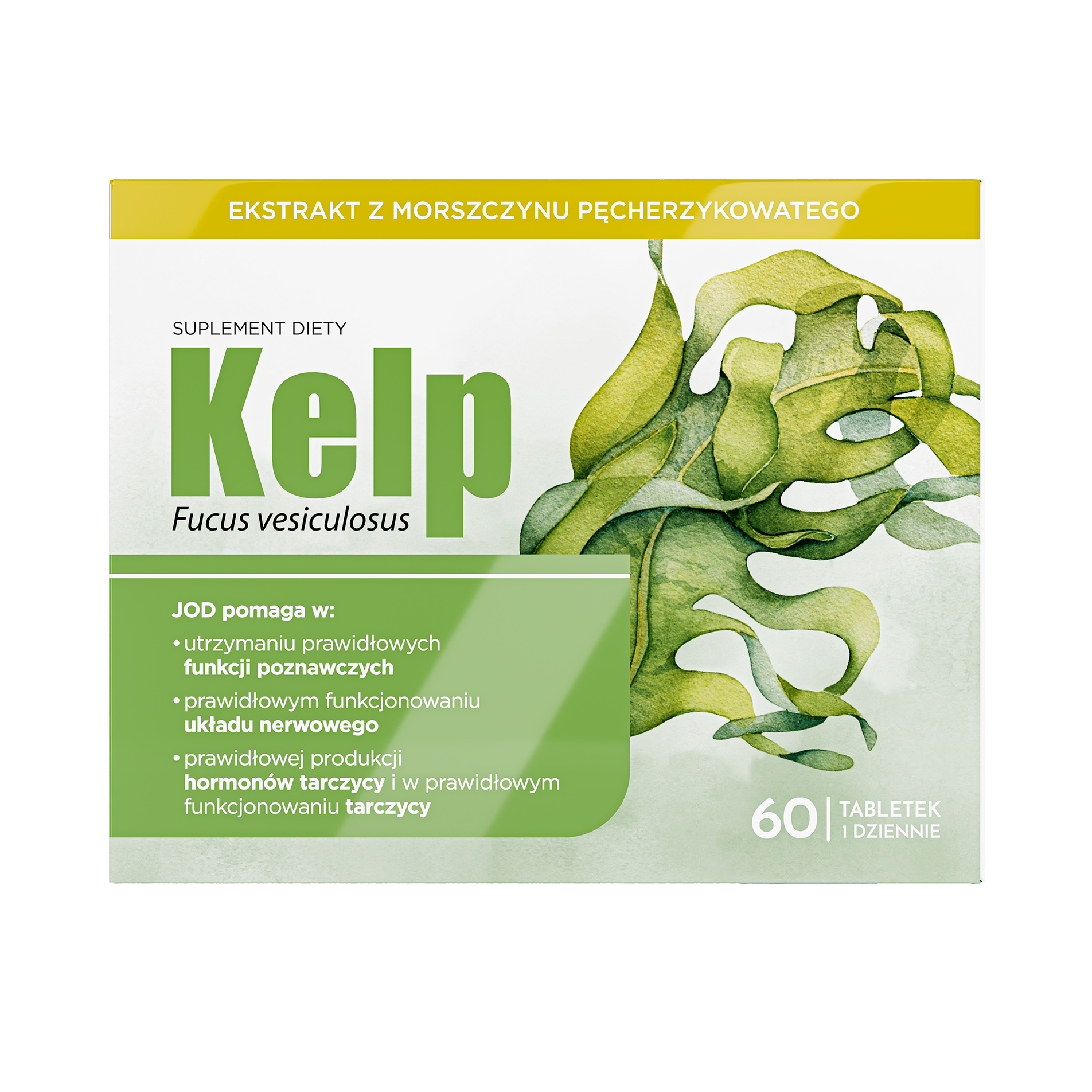 Nature Pharm KELP Jod 150 mg, 60 tabletek zdjęcie