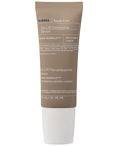 Korres 4D Bio-shapelift Black Pine Serum Konturujące linia szczęki + kości policzkowe + szyja, 40 ml, cena, opinie, wskazania zdjęcie